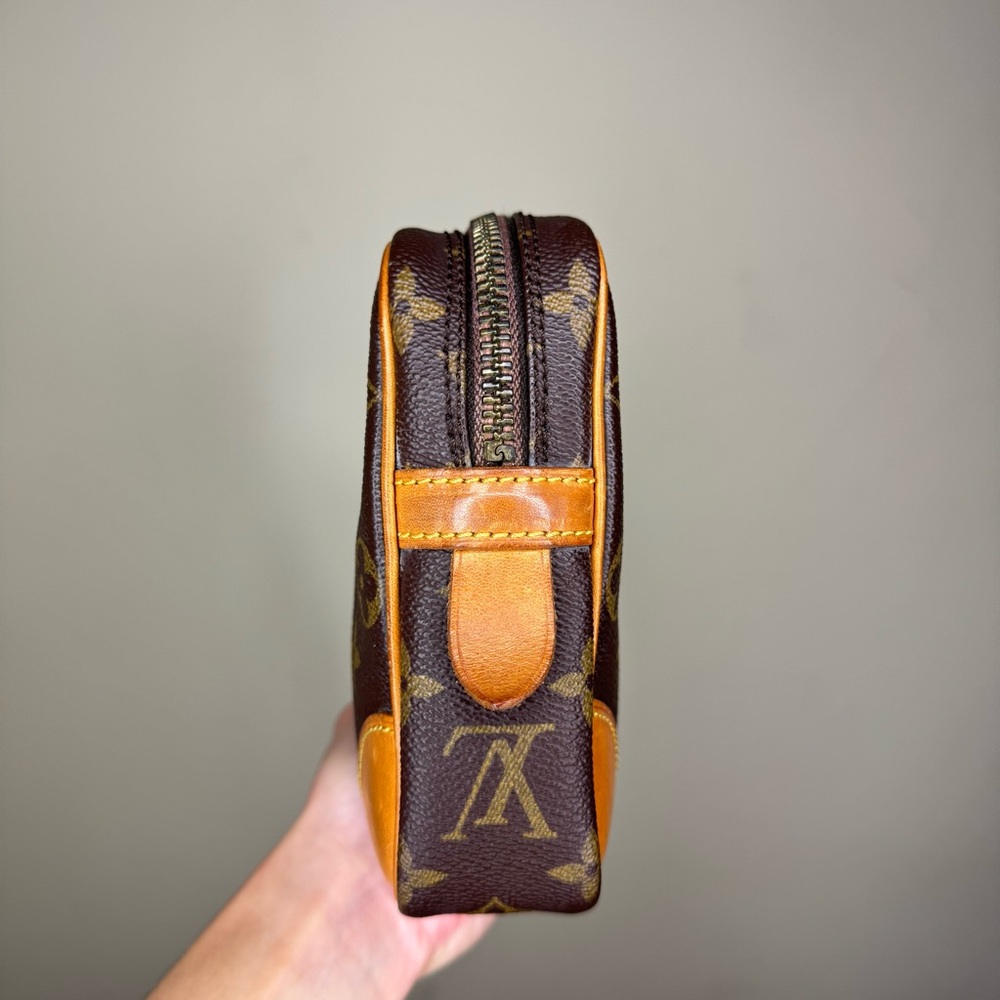 Louis Vuitton Brown Monogram Wristlet Clutch - Picture 2 of 11